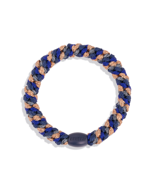 Hair Tie - Purple Navy Rosegold Glitter