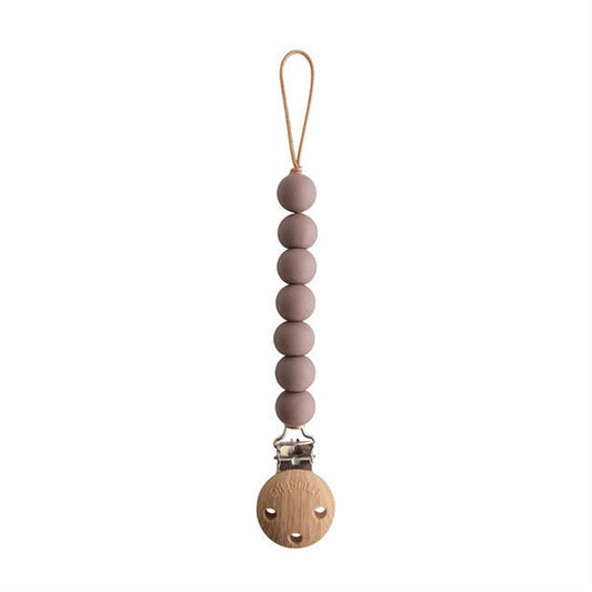 Halo Pacifier Clip - Pale Taupe