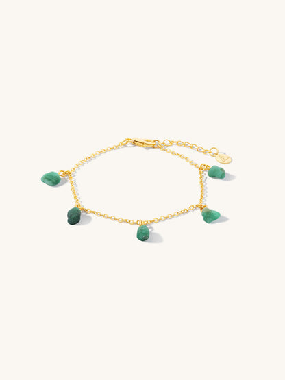 Mohica Emerald Charm Bracelet