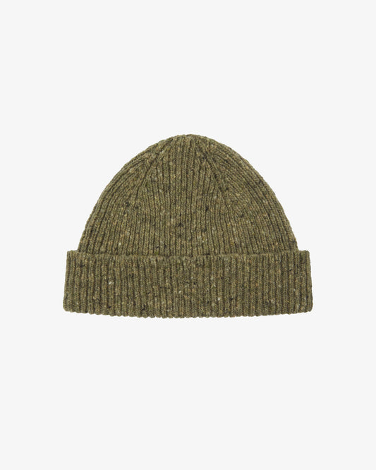 Speckled Donegal Wool Hat- Herb