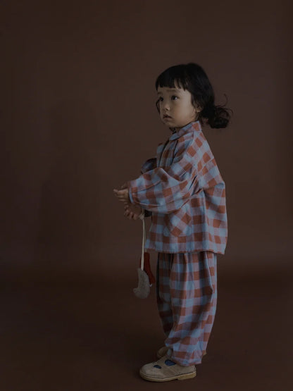 Maple Gingham Lodge Pants