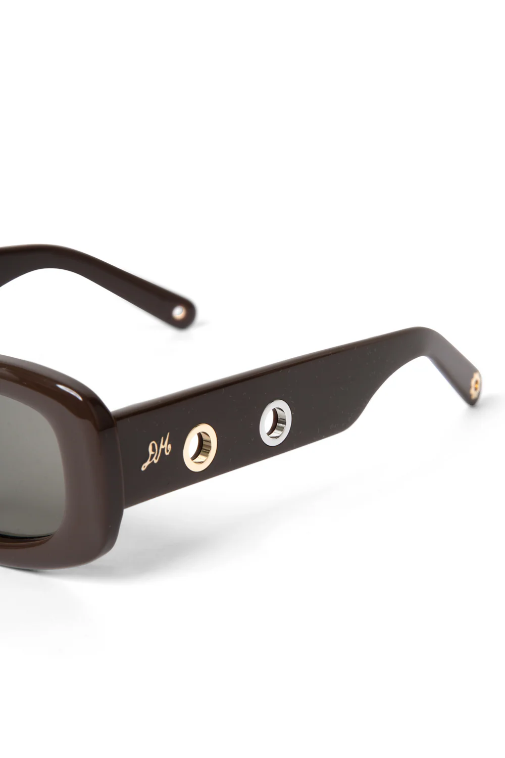 Faye Eyelet Sunglasses - Chocolate