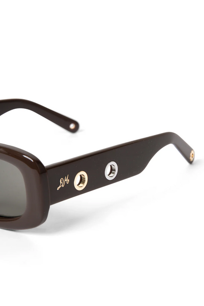 Faye Eyelet Sunglasses - Chocolate