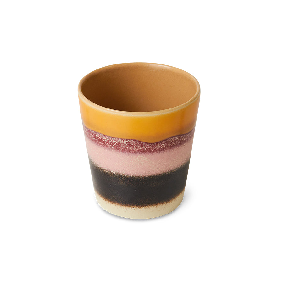 70s Ceramic Coffee Mug - Sunset