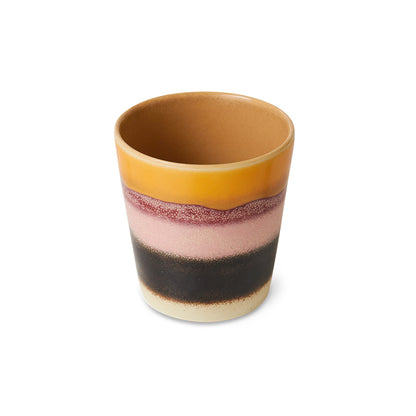 70s Ceramic Coffee Mug - Sunset