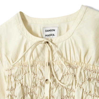 Elliana Smocked Cardi - Butter Smocked