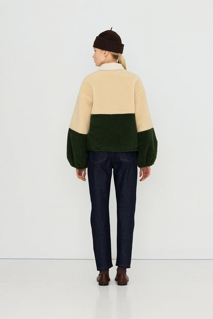 Colourblock Sherpa Jacket