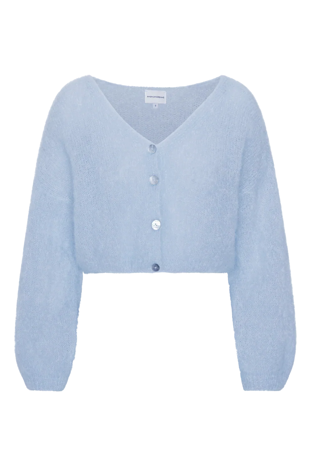 Cornelia Cropped Cardigan - Light Blue