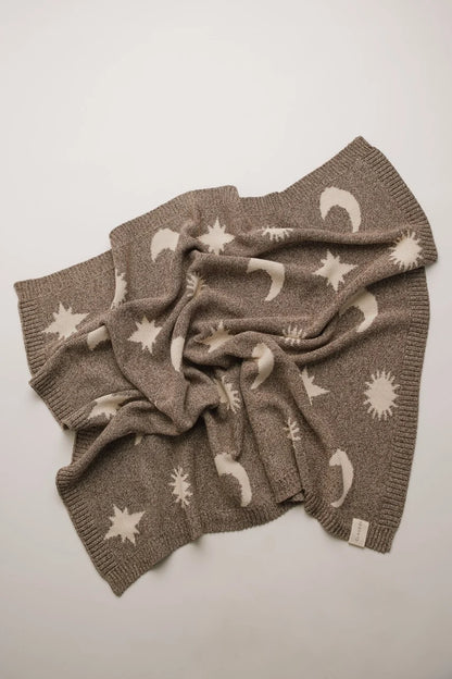 Cozmo Moon Stars Blanket - Mushroom