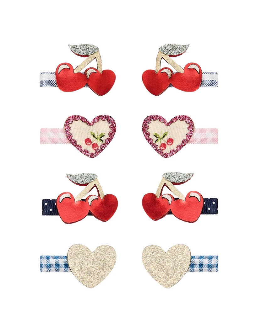 Red Cherries Mini Clips