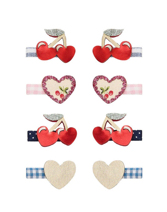 Red Cherries Mini Clips