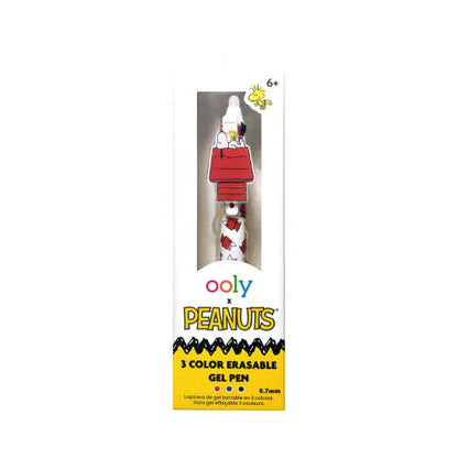 Peanuts 3 Colour Erasable Gel Pens