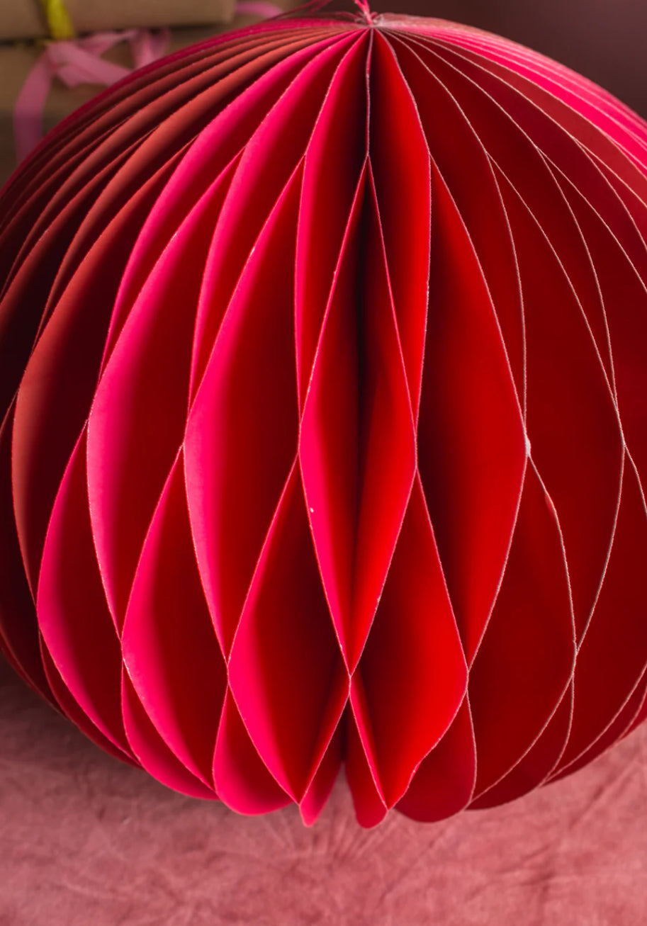 Honeycomb Decoration - Pink & Red