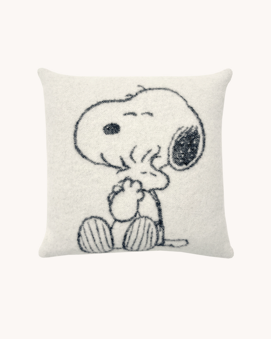 Peanuts Cushion Black