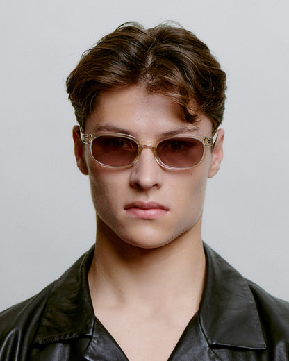 Charlie Sunglasses - Ecru Transparent