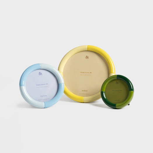 Photo Frame Rift Round Small