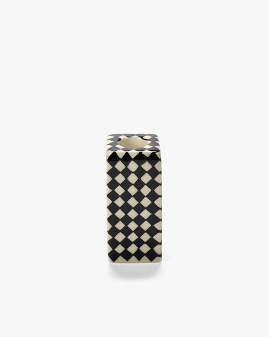 Candle Holder No.1 - Black/White