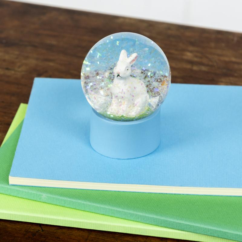 Mini Glitter Globe - Bunny