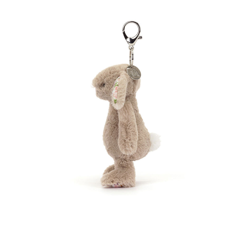 Blossom Beige Bunny Bag Charm