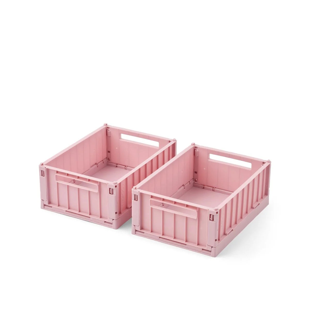 Weston Pack Of 2 Small Storage Box - Rose Blush