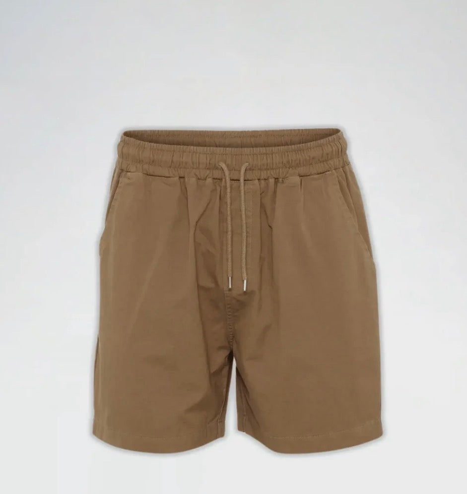 Organic Twill Shorts - Sahara Camel