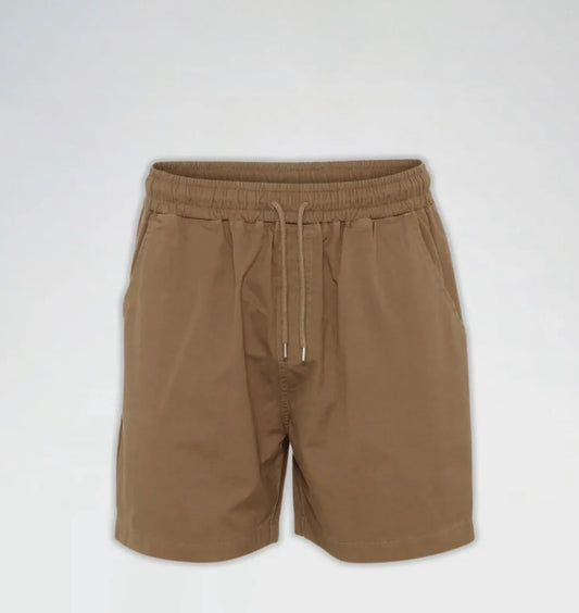 Organic Twill Shorts - Sahara Camel