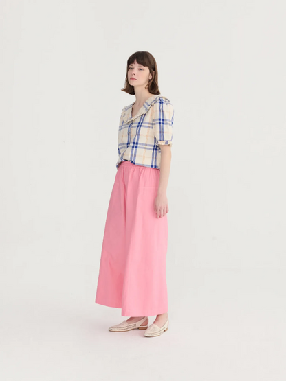 Fun Tartan Collar Shirt