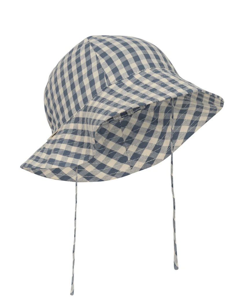 Kim Sun Hat Captains Blue Check