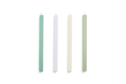 Square Candle -  Pastel Set Of 4