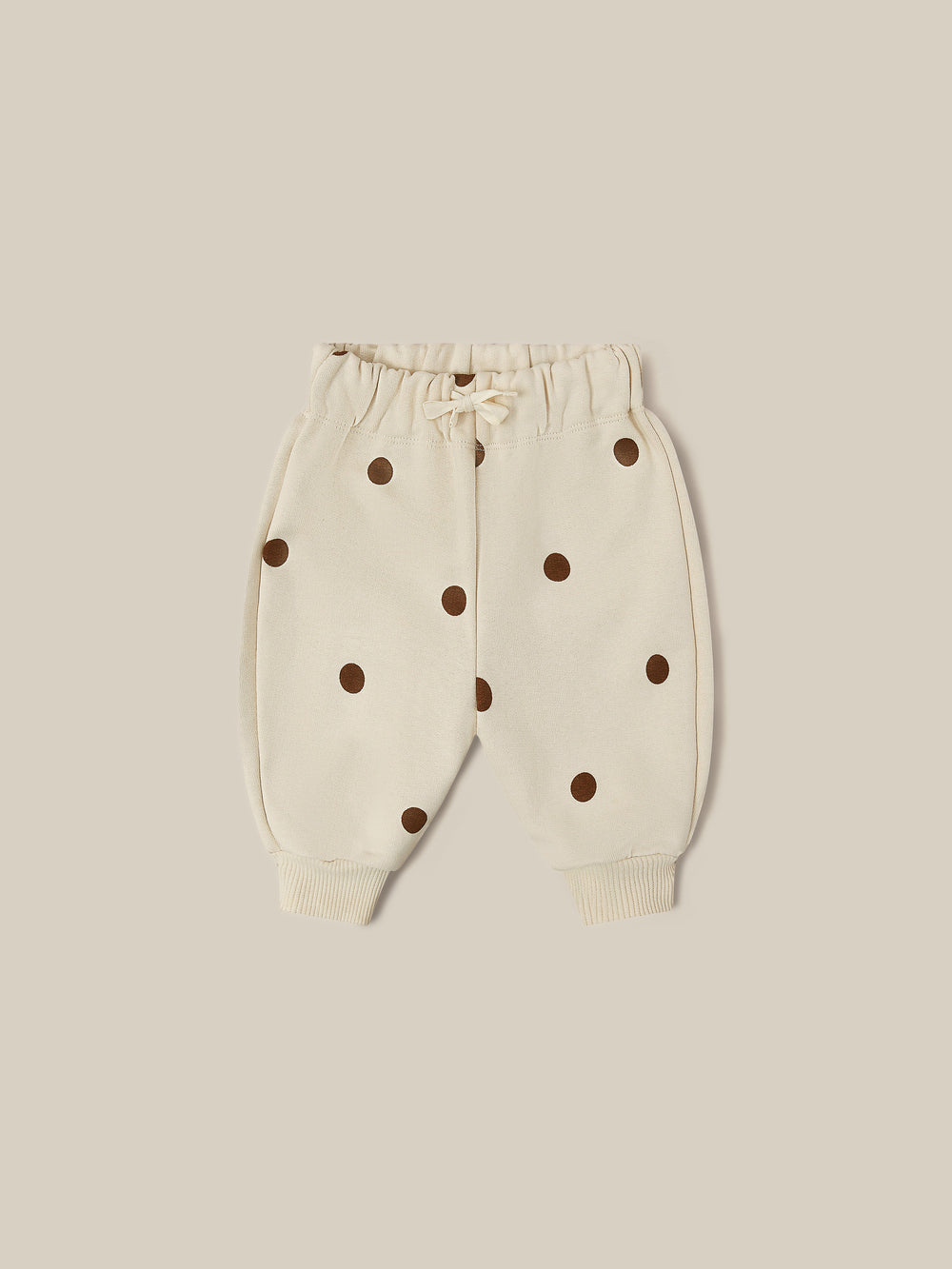 Undyed Cotton Dots Sweatpants