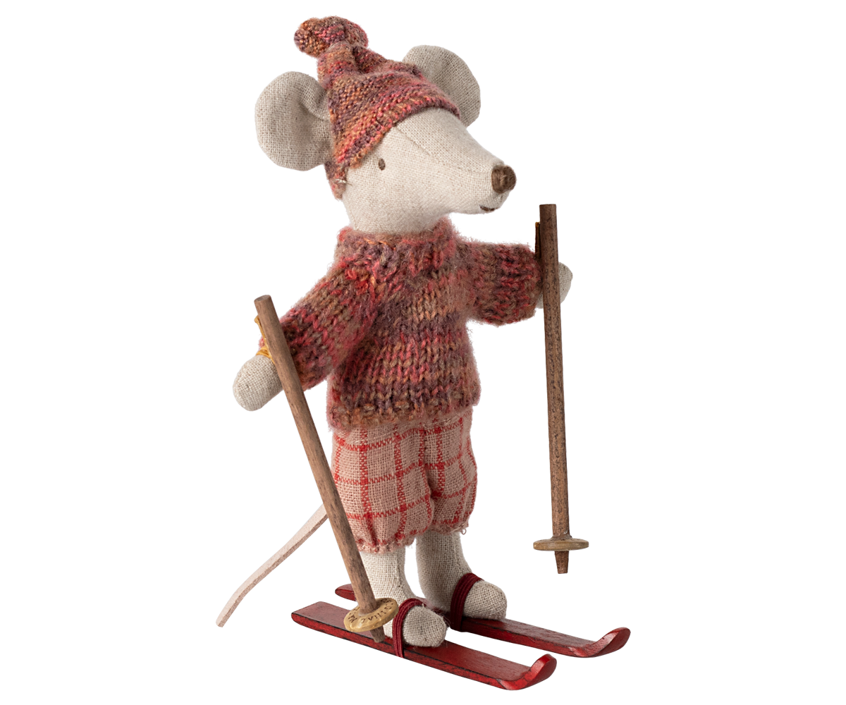 Winter Ski Mouse - Big Sister Rose