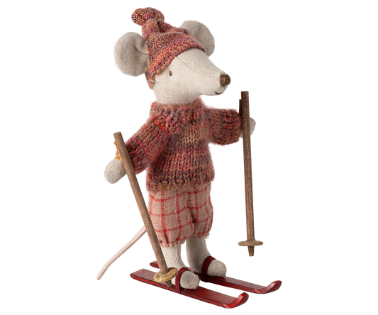 Winter Ski Mouse - Big Sister Rose