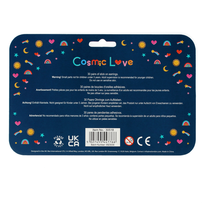 Cosmic Love - Stick on Earrings