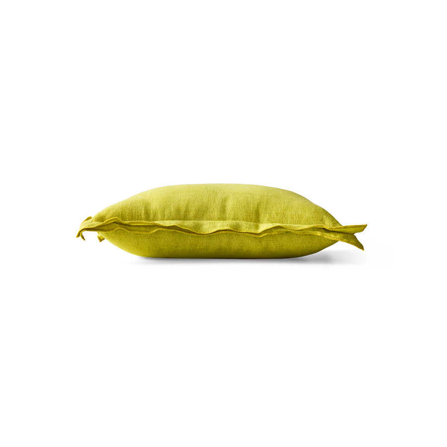 Linen Cushion: Lemongrass
