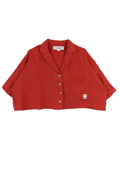 Maxim Linen Shirt - Paprika
