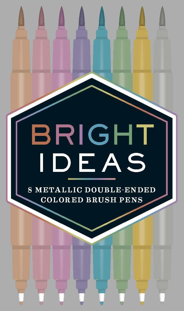 Bright Ideas Metallic Brush Pens