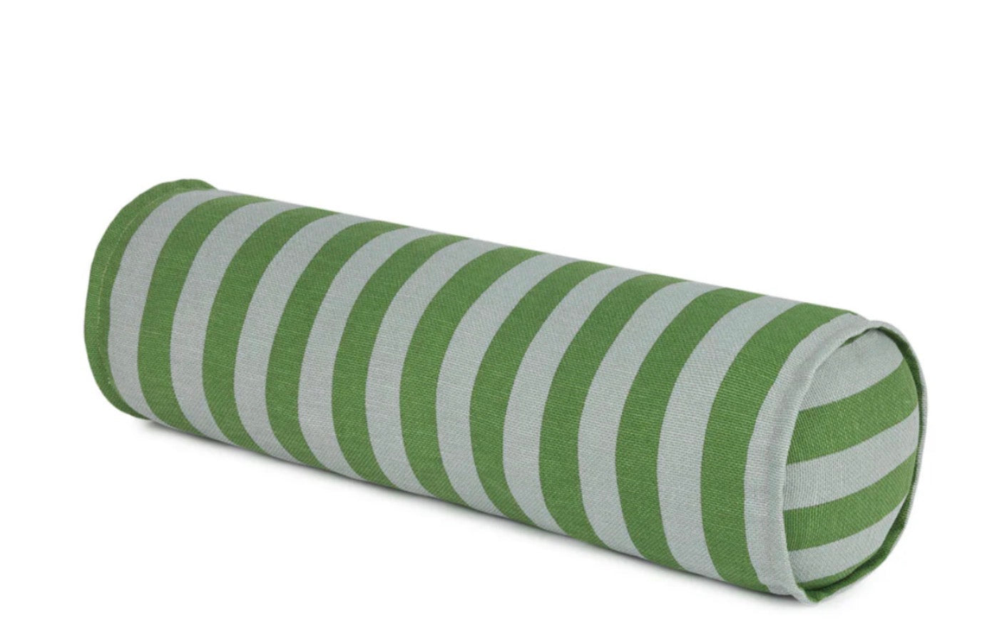 Cylinder Cushion - Green & Blue Stripes