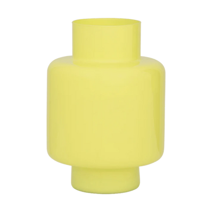 Linda Vase Vidro Warm Olive