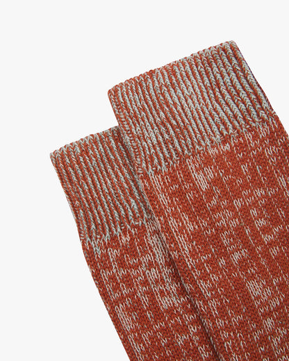 Colour Fuzz Socks - Alpine Brown