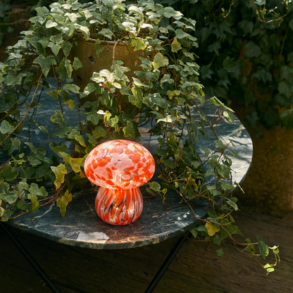 Mushroom Cordless Lamp - Coral