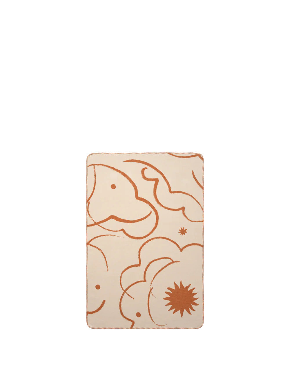 Skye Blanket - Sienna/ Parchment