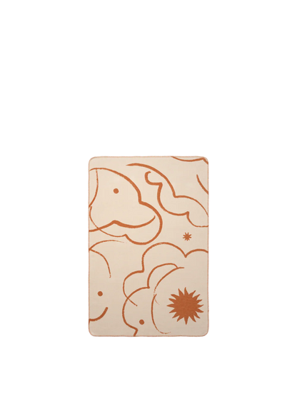 Skye Blanket - Sienna/ Parchment