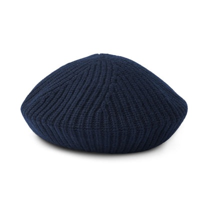 Borg Beret Hat - Classic Navy