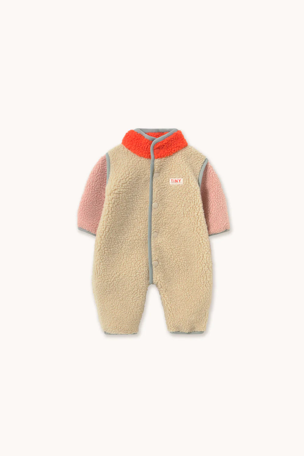 Colour Block Sherpa One Piece