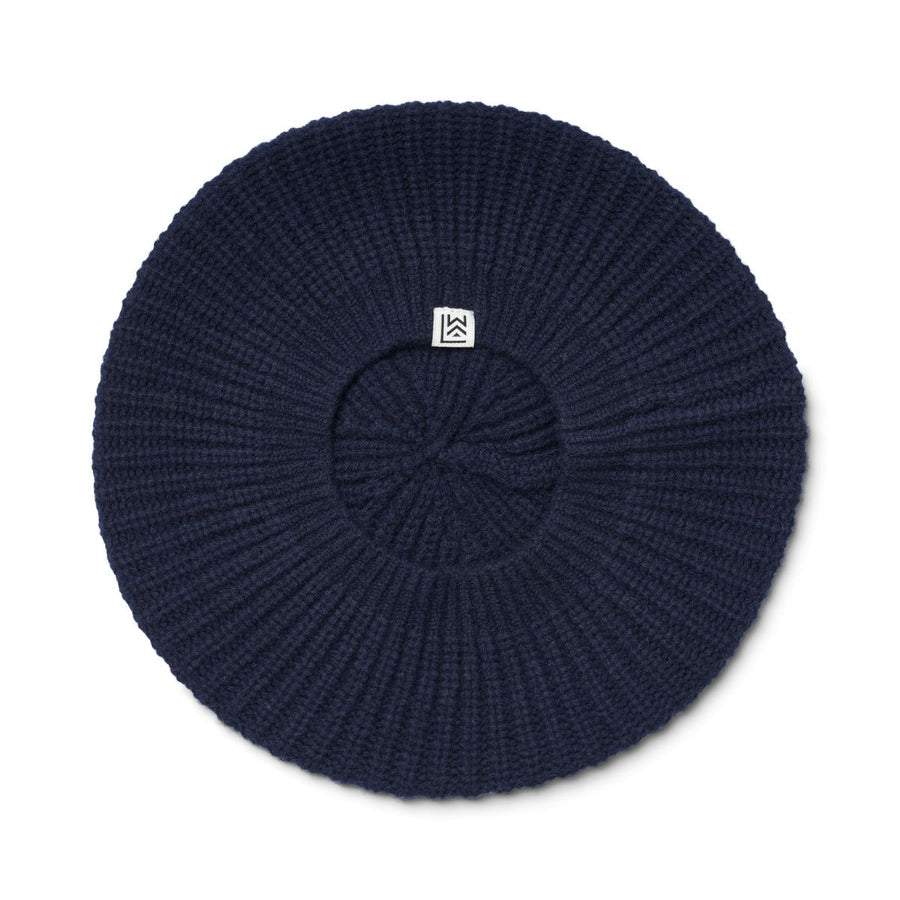 Borg Beret Hat - Classic Navy