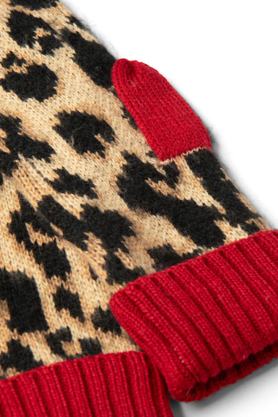 Leopard Mittens