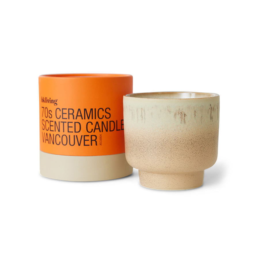 70s Ceramics Scented Candle - Vancouver