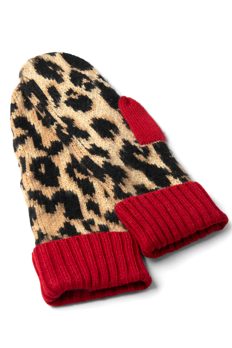 Leopard Mittens