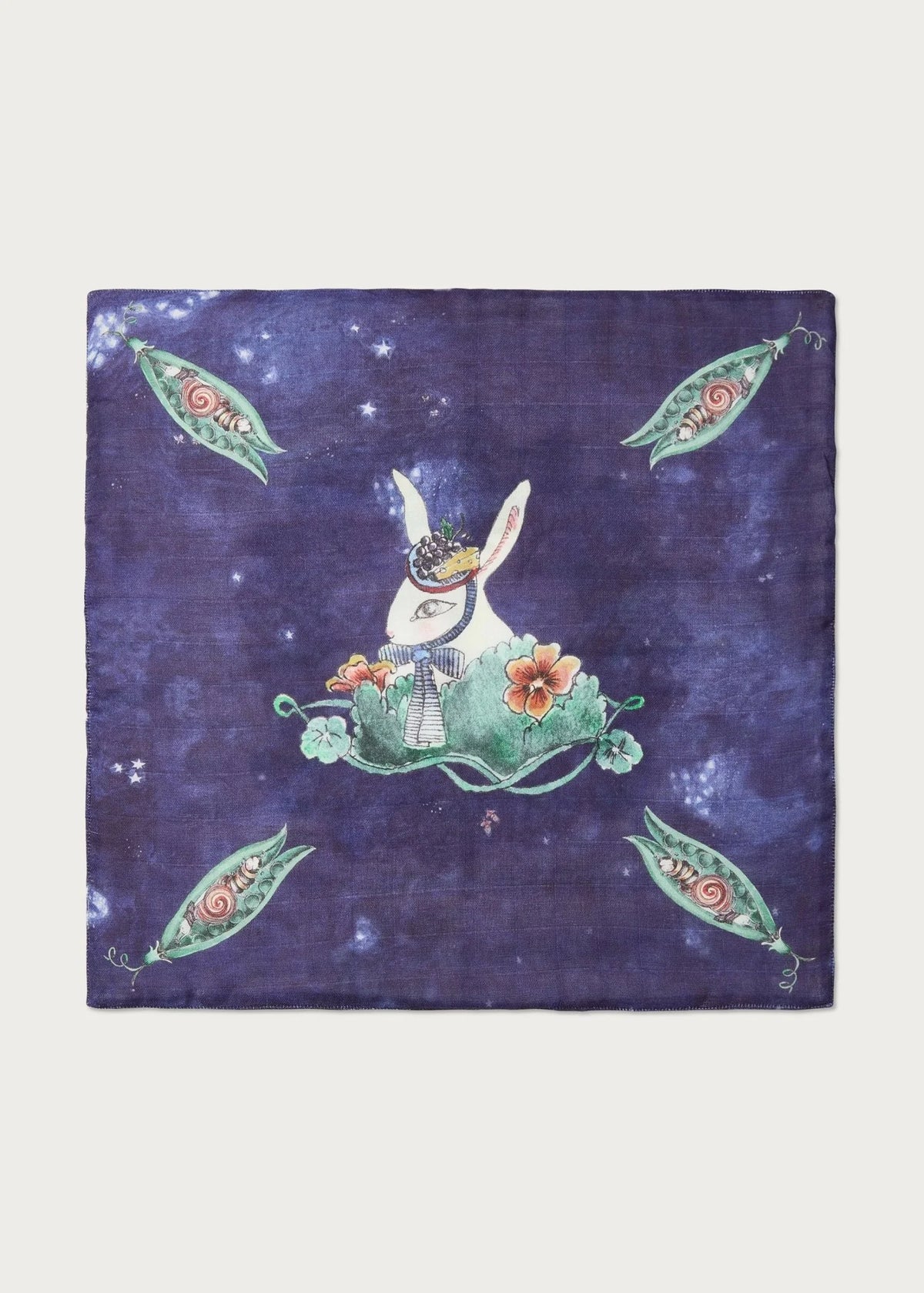 Rabbit In A Hat Burp Cloth