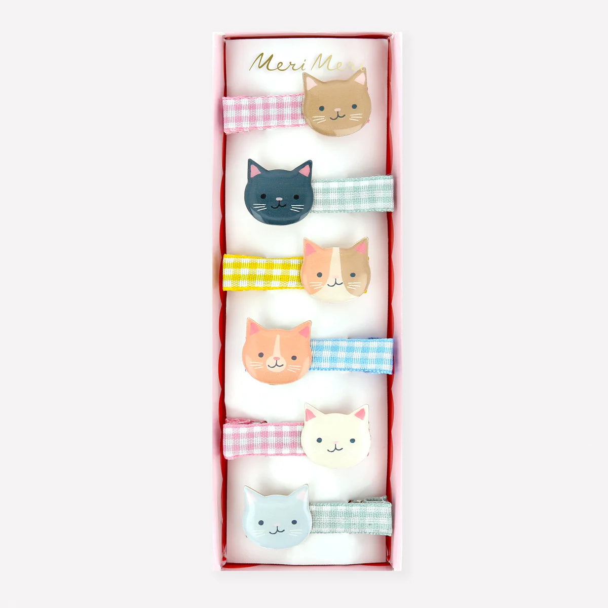 Kitten Club Bow Hair Clips